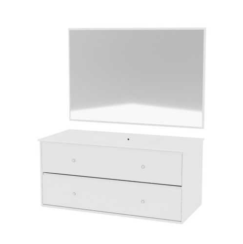 Montana Bathroom Type 3 - 101 New White / White Table Top