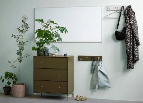 Montana QS Knagerække med 4 knager 10x46,8 cm - 04 Anthracite