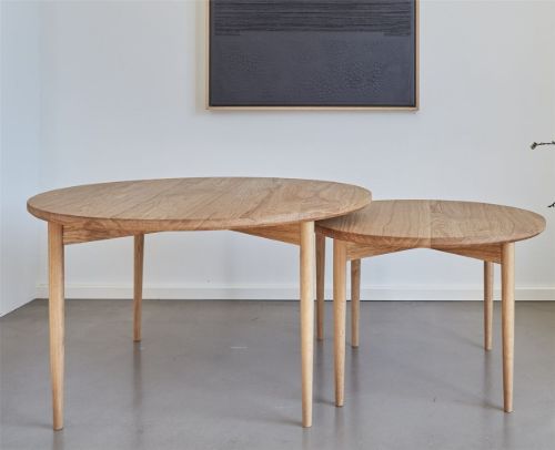 Duus & Møller Autumn Sofabord Ø: 80 cm - Massiv eg