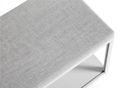 HAY New Order Comb. 100 Bench B: 100 cm - Light Grey/Remix 123