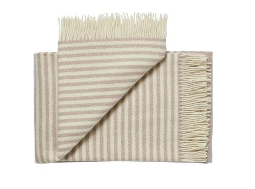 Silkeborg Uldspinderi Bogø Plaid 140x240 cm - Dusty Rose