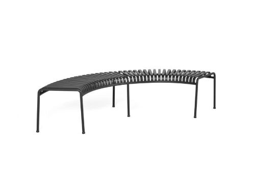 HAY Palissade Park Bench Incl. Middle Leg L: 218 cm - Anthracite