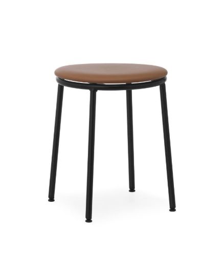 Normann Copenhagen Circa Skammel Polstret H: 45 cm - Ultra Læder 41574