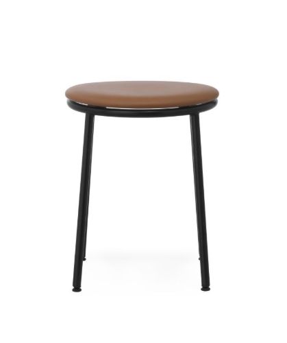 Normann Copenhagen Circa Skammel Polstret H: 45 cm - Ultra Læder 41574