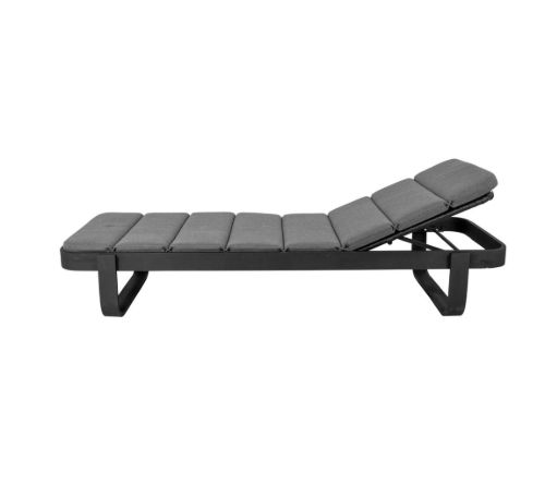 Cane-line Outdoor Cut Solseng Inkl. AirTouch Hynde L: 199 cm - Lava Grey Aluminium/Grey