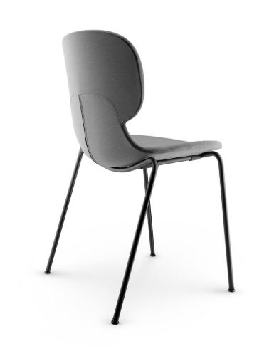 Eva Solo Combo Polstret Spisebordsstol SH: 45 cm - Black/Joint 200