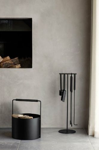 Blomus Ashi Fireplace Tool Set 5 pcs Ø: 22 cm - Black