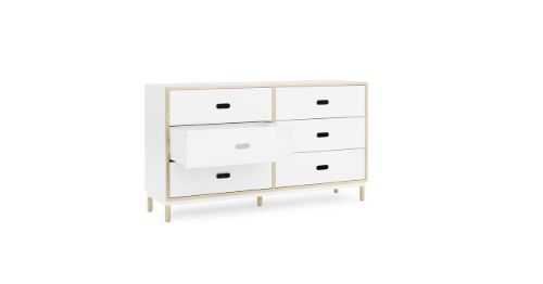 Normann Copenhagen Kabino Kommode 6 Skuffer L: 146,5 cm - Hvid