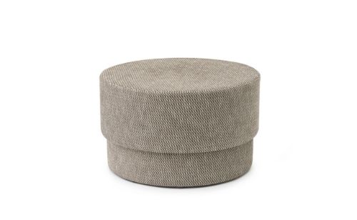 Normann Copenhagen Silo Puf Mellem Ø: 70 cm - Støvet Brun/ Albagia 214