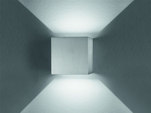 Lampefeber Secret Udendørs Væglampe H: 10 cm - Aluminium