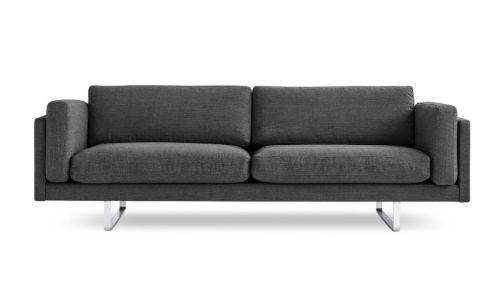 Erik Jørgensen EJ 280 2 Pers. Sofa 100 L: 240 cm - Clay 13/Børstet Krom