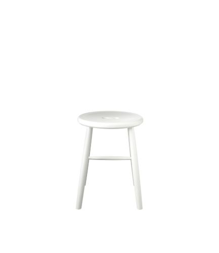 FDB Møbler J27 Skammel Børge Mogensen H: 45 cm - Bøg/Hvid