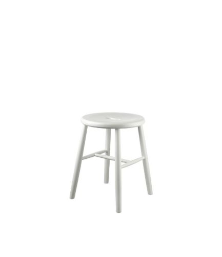 FDB Møbler J27 Skammel Børge Mogensen H: 45 cm - Bøg/Hvid