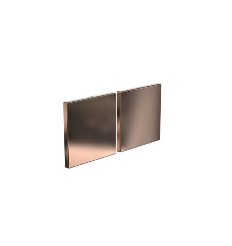 FROST Architectural Hardware Kube 3004 Blind Rosetter - Poleret Kobber