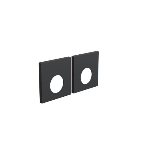 FROST Architectural Hardware Kube 3006 Kaba Dørgrebs Rosette - Mat Sort