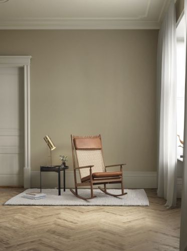 Warm Nordic Swing Rocking Chair H: 103 cm - Oak/Granite