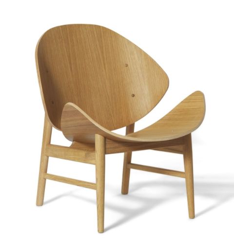 Warm Nordic The Orange Lounge Chair SH: 38 cm - Oak