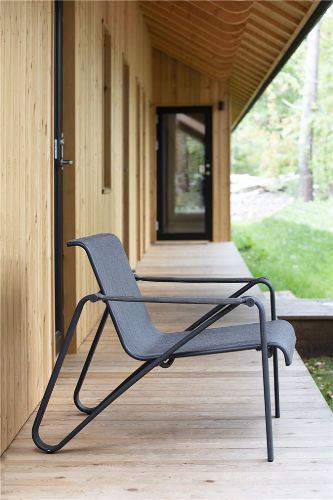 Mindo 105 Lounge Chair SH: 39 cm - Dark Grey