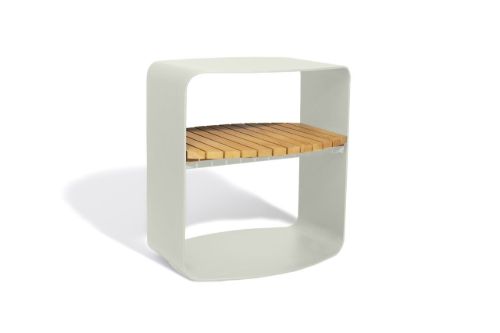 Mindo 109 Side Table 48x35x50 cm - Light Grey