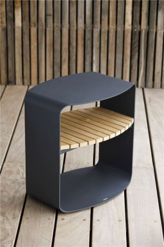 Mindo 109 Side Table 48x35x50 cm - Dark Grey