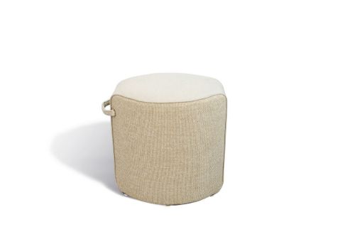 Mindo 108 Pouf Small 48x42x48 cm - White Beige
