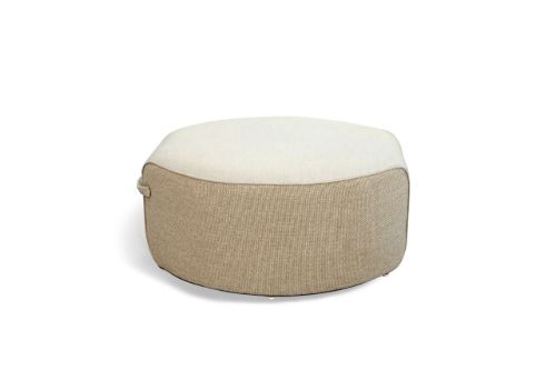 Mindo 108 Pouf Large 74,5x65,5x35 cm - White Beige