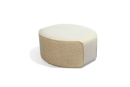 Mindo 108 Pouf Large 74,5x65,5x35 cm - White Beige
