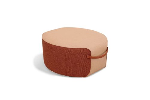 Mindo 108 Pouf Large 74,5x65,5x35 cm - Terracotta