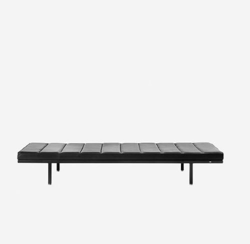 Vipp 461 Daybed B: 200 cm - Sort/Sort Læder