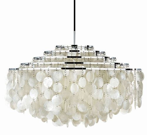 Verpan Fun 11DM Pendel Ø: 70 cm - Krom