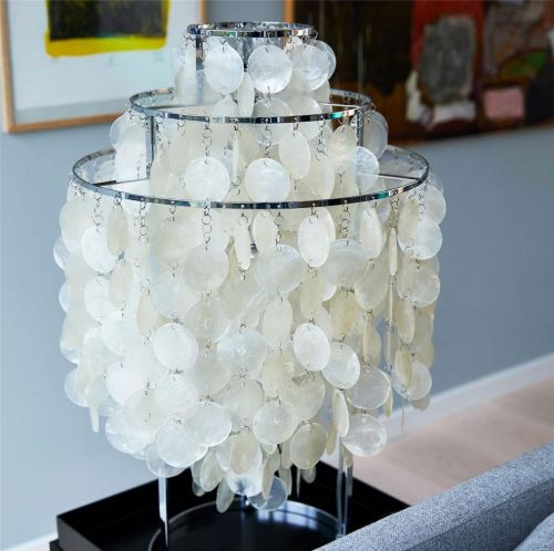 Verpan Fun 1TM Bordlampe H: 65 cm - Krom