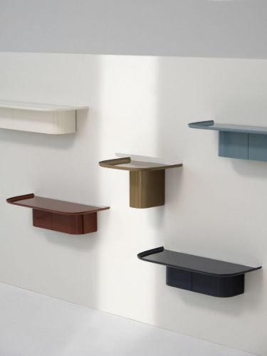 HAY Korpus Shelf 1 Hook S 35x29x21,5 cm - Brown