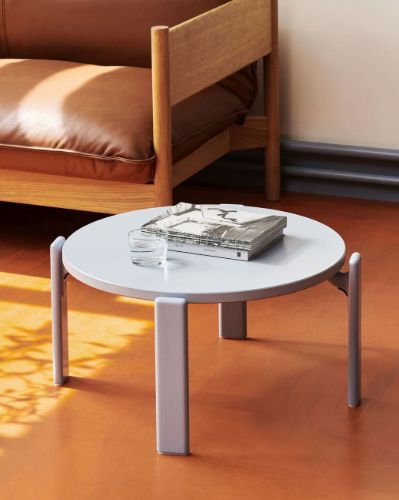 HAY Rey Coffee Table Ø: 66,5 cm - Slate Blue