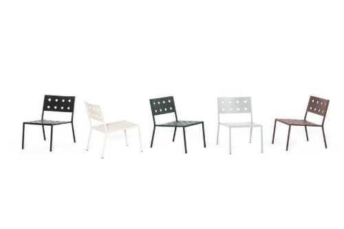 HAY Balcony Lounge Chair SH: 39 cm - Desert Green