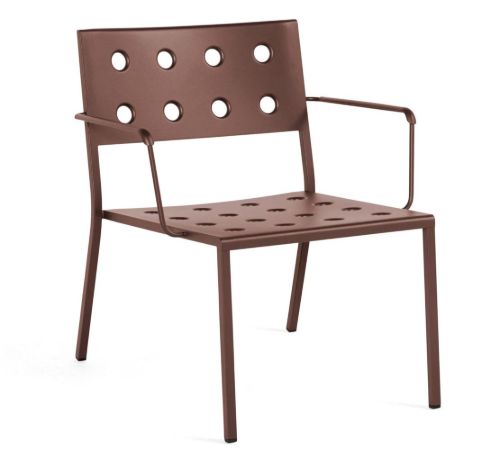 HAY Balcony Lounge Armchair SH: 39 cm - Iron Red