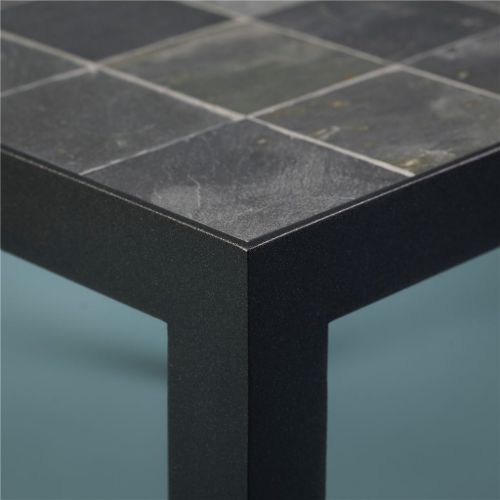 Rübner Bænk 154x44x45 cm - Skiffer/Grafit