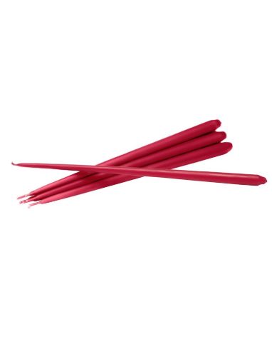 STOFF Nagel Taper Candles by Ester & Erik 6 pcs H: 29 cm - Red