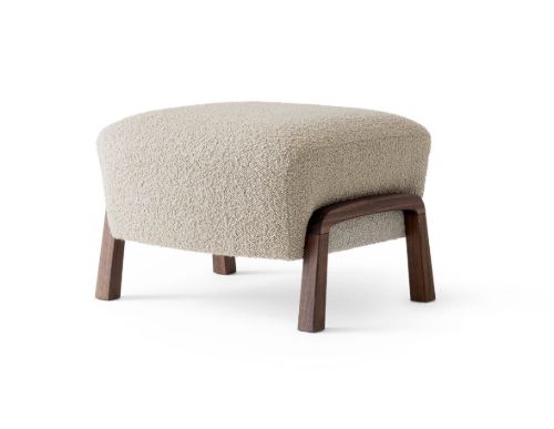 &Tradition Wulff Pouf ATD3 SH: 39 cm - Karakorum 003/Walnut