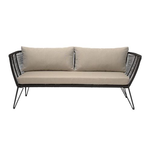 Bloomingville Mundo Sofa L: 175 cm - Metal/Sort