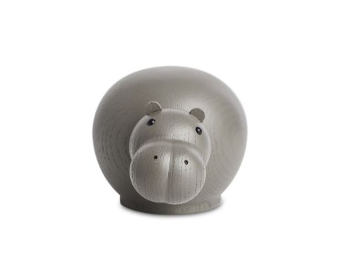 Woud Hibo Hippopotamus Medium - Taupe