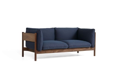HAY Arbour 2 Seater B: 180 cm - Steelcut Trio 796 / Oiled Waxed Solid Walnut