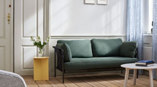 HAY Can 2 Seater L: 172 cm - Steelcut 975 / Chromed Steel