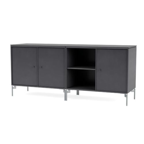 Montana Selection Save Skænk med ben 139,2x46,8 cm - 36 Coal / Chrome