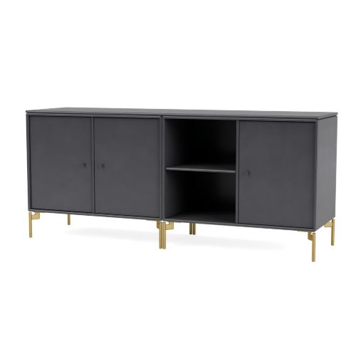 Montana Selection Save Skænk med ben 139,2x46,8 cm - 36 Coal / Brass