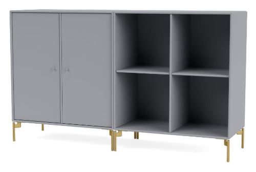 Montana Selection Pair Skænk med ben 139,2x69,6 cm - 100 Graphic / Brass
