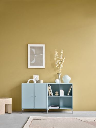 Montana Selection Pair Skænk med ben 139,2x69,6 cm - 100 Graphic / Brass