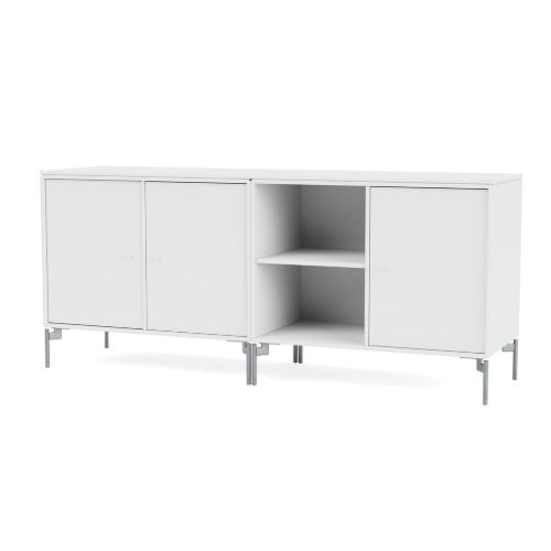 Montana Selection Save Skænk med ben 139,2x46,8 cm - 38 Snow / Chrome