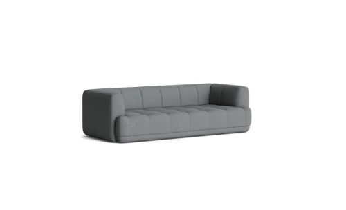 HAY Quilton 3 Seater B: 248 cm - Steelcut Trio 153