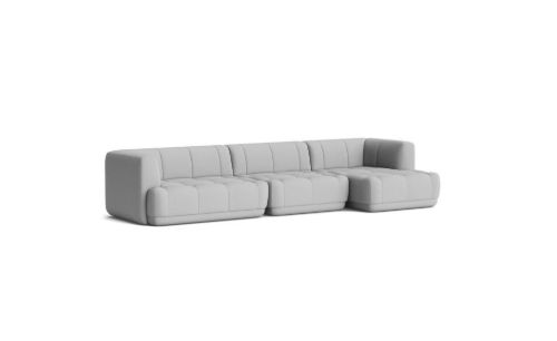 HAY Quilton Combination 17 Right End B: 357,5 cm - Steelcut Trio 113