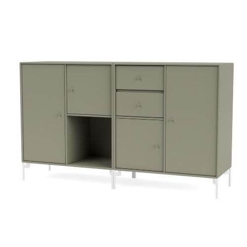 Montana QS Selection Couple Skænk med ben 139,2x69,6 cm - 144 Fennel / Snow